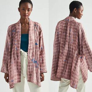 Anthropologie Kristen Tie-Dye Quilted Jacket One Size